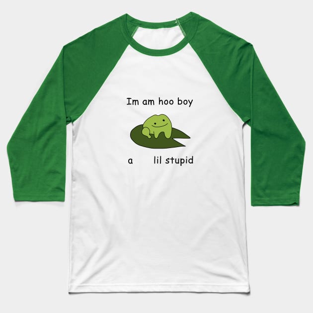 Im am stupid Baseball T-Shirt by SwampWizard